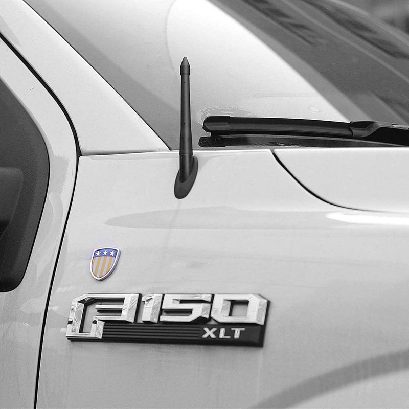 KSaAuto Short Antenna for Ford F150 2009-2025, 4.5 Inch Car Antenna for F150 F250 F350 Bronco Truck Replacement Antenna Ford F150 Accessories - Image 1